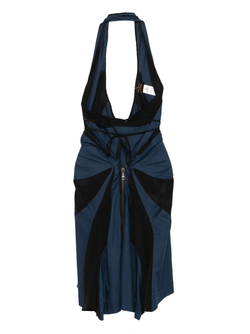 Vivienne Westwood Pre-Owned Zijden halterjurk - Blauw