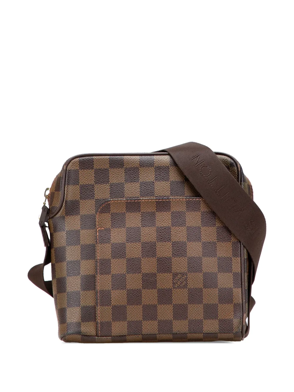 Louis Vuitton Pre-Owned 2005 Damier Ebene Olav PM crossbody bag - ブラウン Louis Vuitton Pre-Owned 2005 Damier Ebene Olav PM crossbody bag - ブラウン