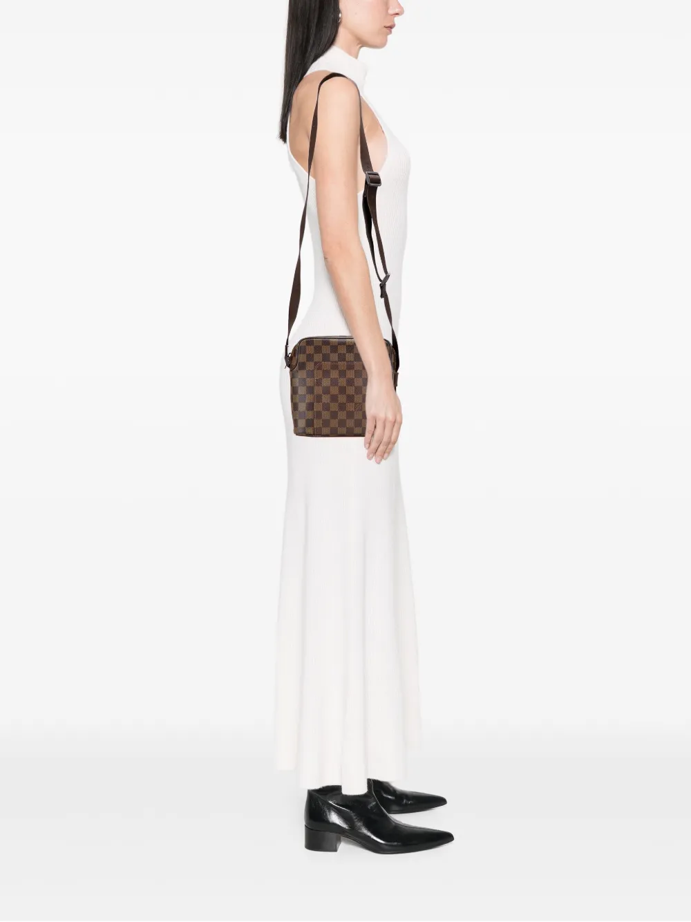 Louis Vuitton Pre-Owned 2005 Damier Ebene Olav PM crossbody bag | Pre-Owned | Image 2