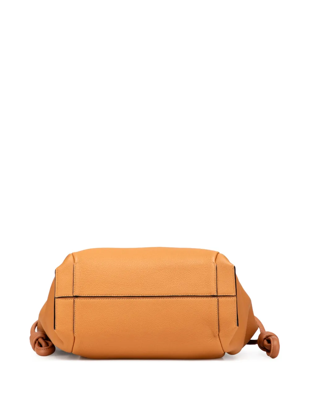 2018 Medium Leather Flamenco Knot Tote Bag
