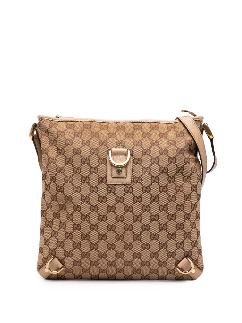 Gucci Pre-Owned 2016-2025 GG Canvas Abbey D Ring crossbody bag - ブラウン Gucci Pre-Owned 2016-2025 GG Canvas Abbey D Ring crossbody bag - ブラウン