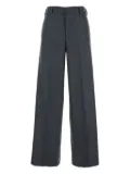 PT Torino elasticated-waist wool trousers - Grey