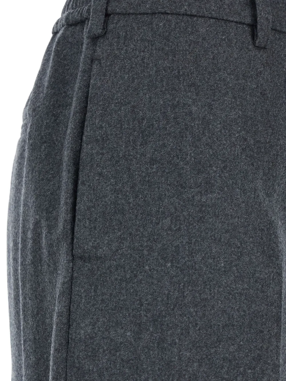 PT Torino elasticated-waist wool trousers Grijs