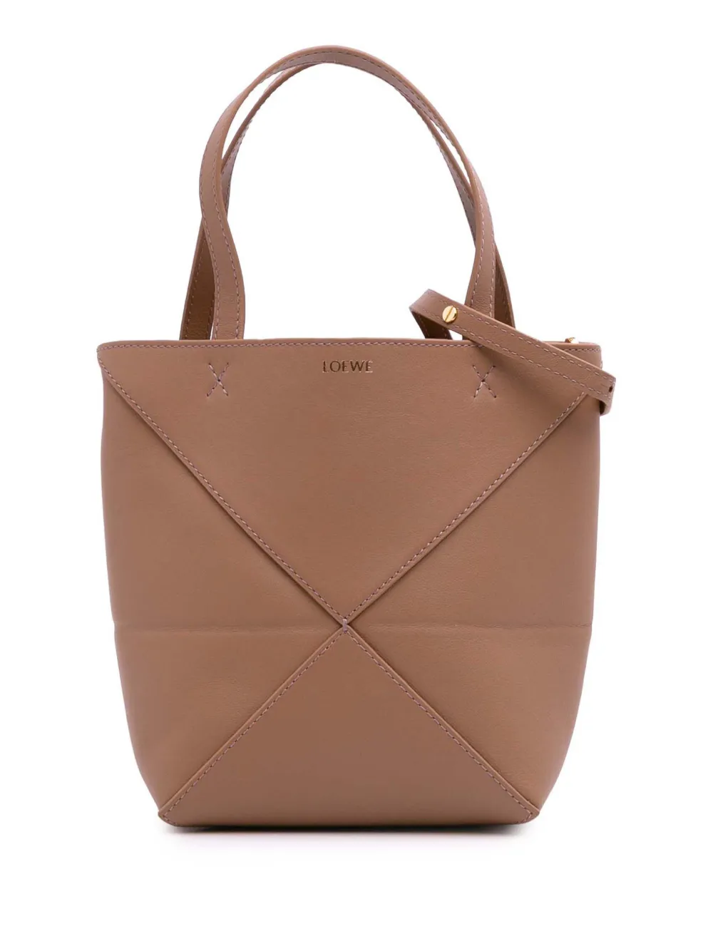 Loewe Pre-Owned 2023 Mini Shiny Calfskin Puzzle Fold Tote satchel - Loewe Pre-Owned 2023 Mini Shiny Calfskin Puzzle Fold Tote satchel -