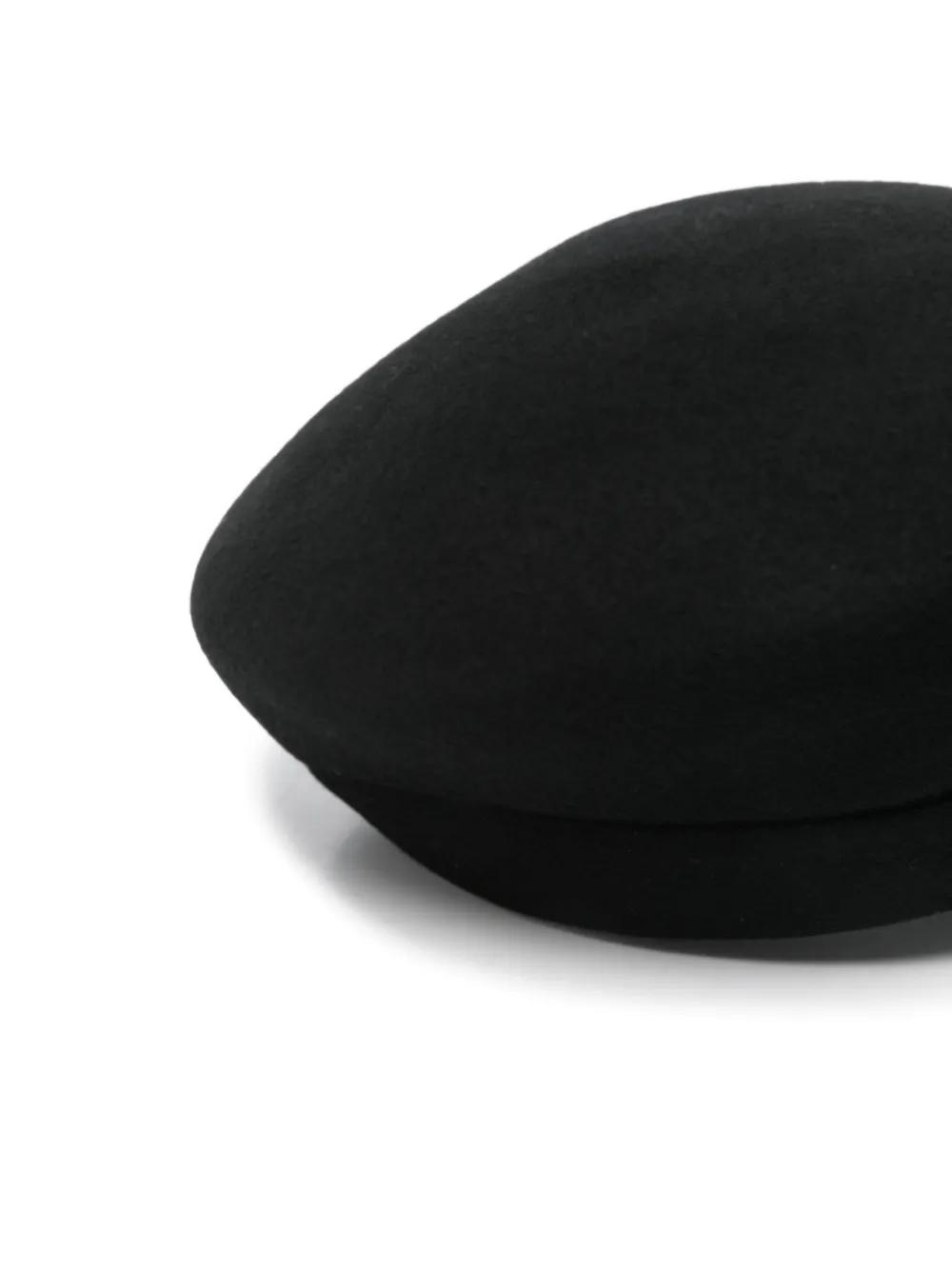 Emporio Armani embroidered-logo baker boy hat - Zwart