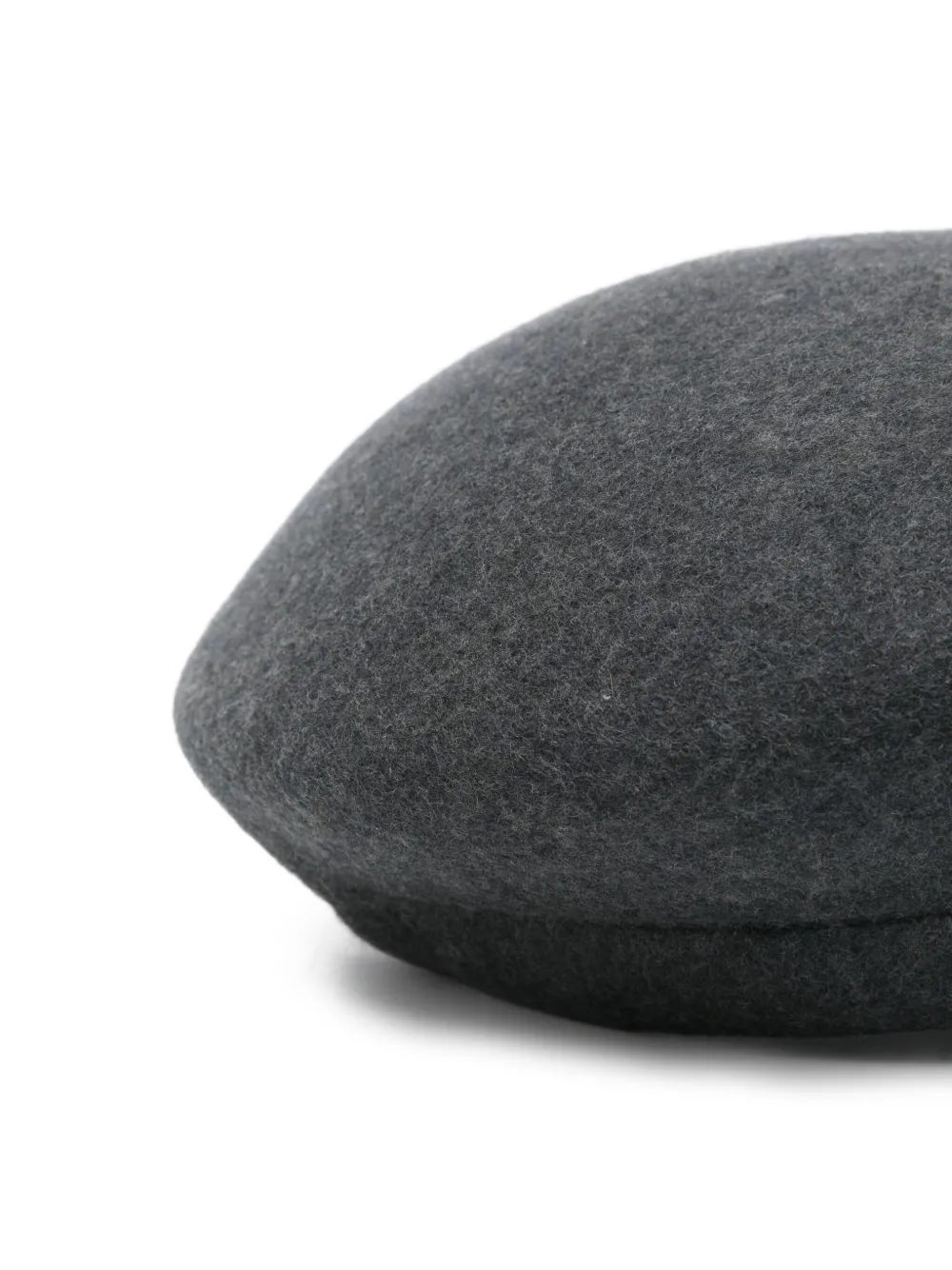 Emporio Armani embroidered wool beret - Grijs