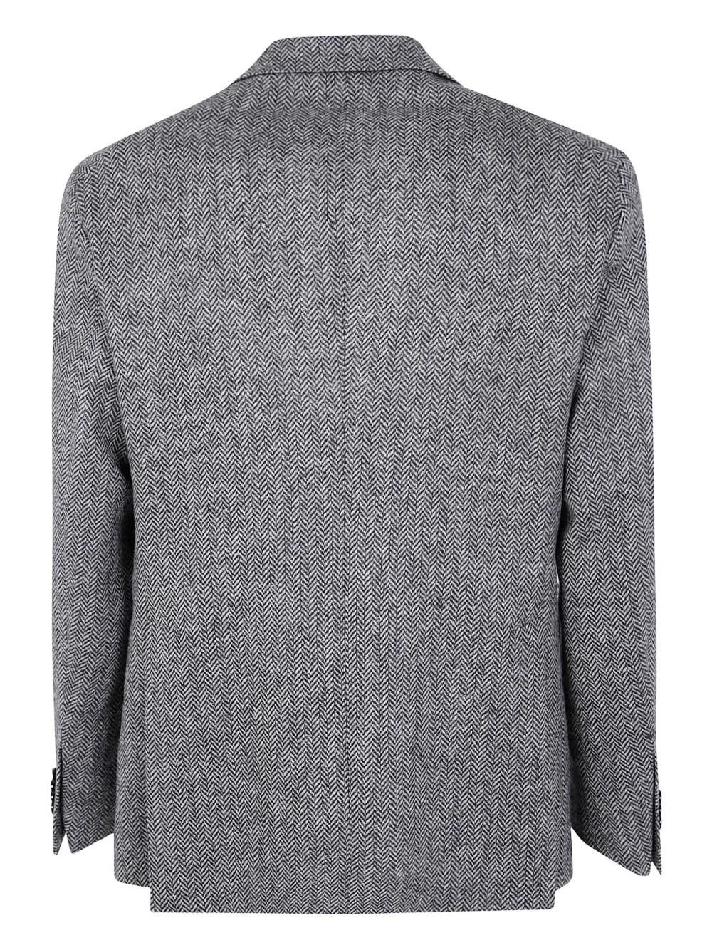 Tagliatore herringbone wool jacket Grijs