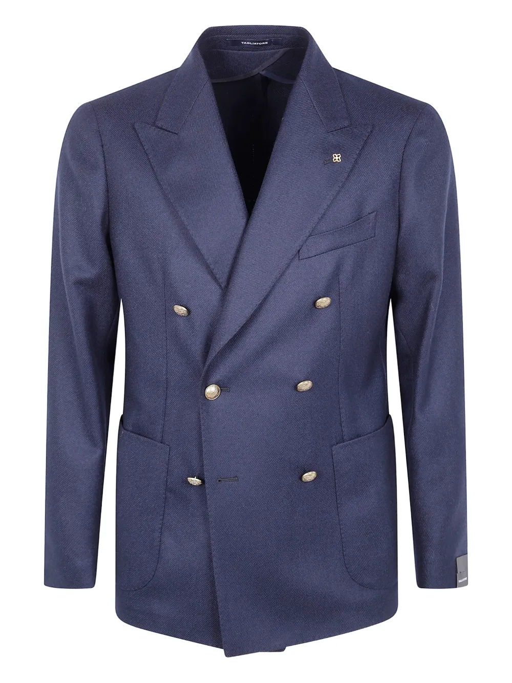 Tagliatore double-breasted long-sleeve blazer Blauw