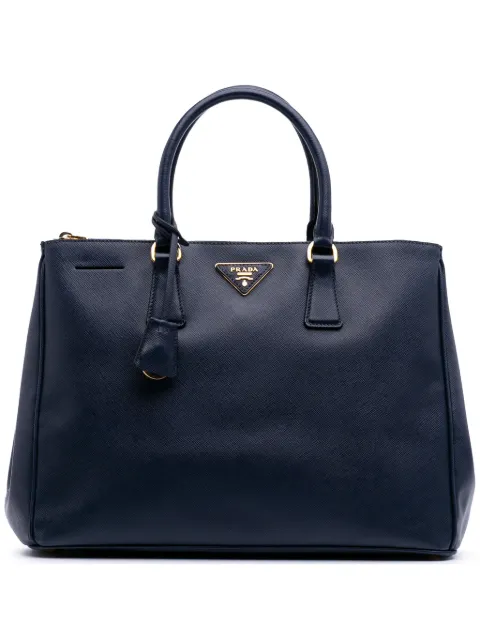 Prada Pre-Owned 2013-2025 Large Saffiano Lux Galleria Double Zip Tote satchel