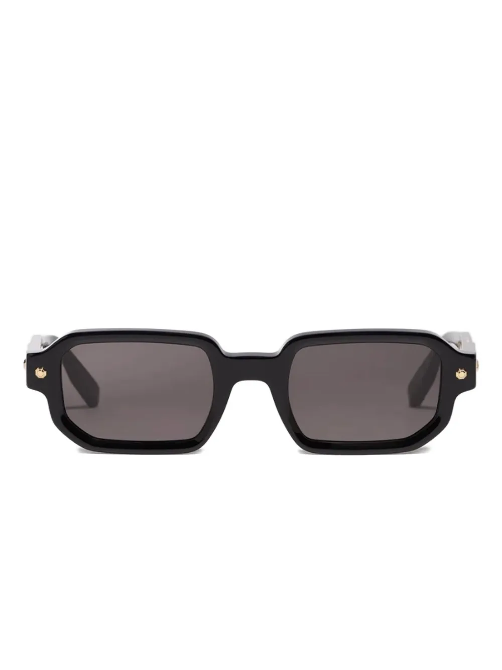 John Dalia geometric-frame sunglasses - ブラック John Dalia geometric-frame sunglasses - ブラック
