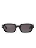 John Dalia geometric-frame sunglasses - Black