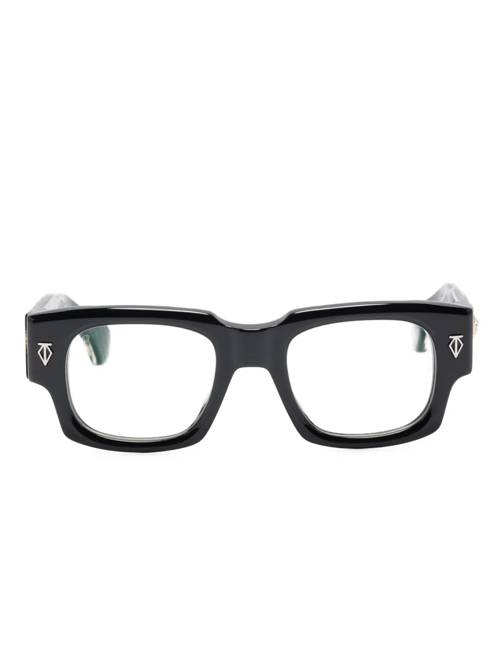 T Henri Eyewear スクエア眼鏡フレーム - ブラック T Henri Eyewear スクエア眼鏡フレーム - ブラック