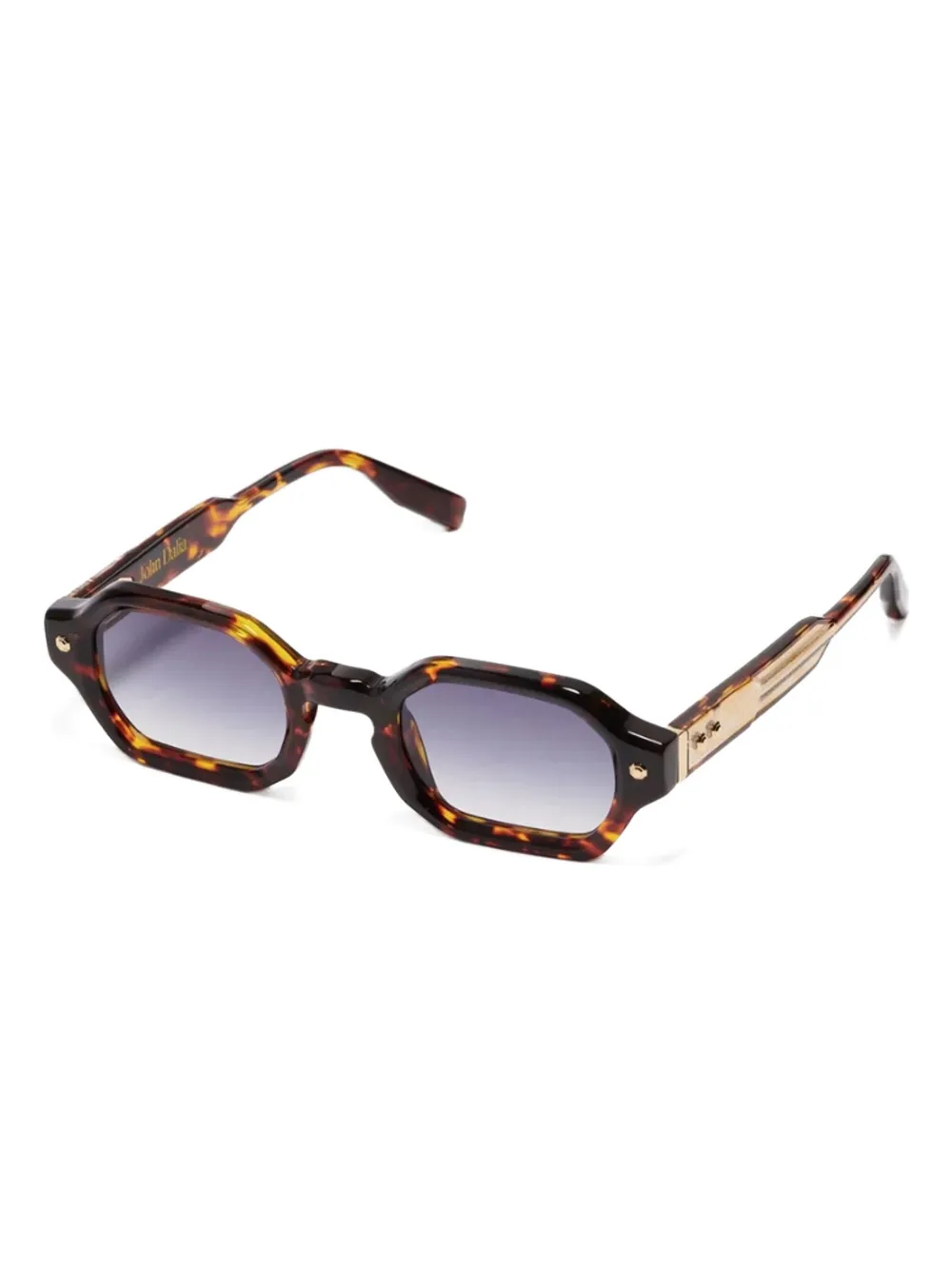 John Dalia Projet 05 geometric tortoiseshell sunglasses - ブラウン John Dalia Projet 05 geometric tortoiseshell sunglasses - ブラウン