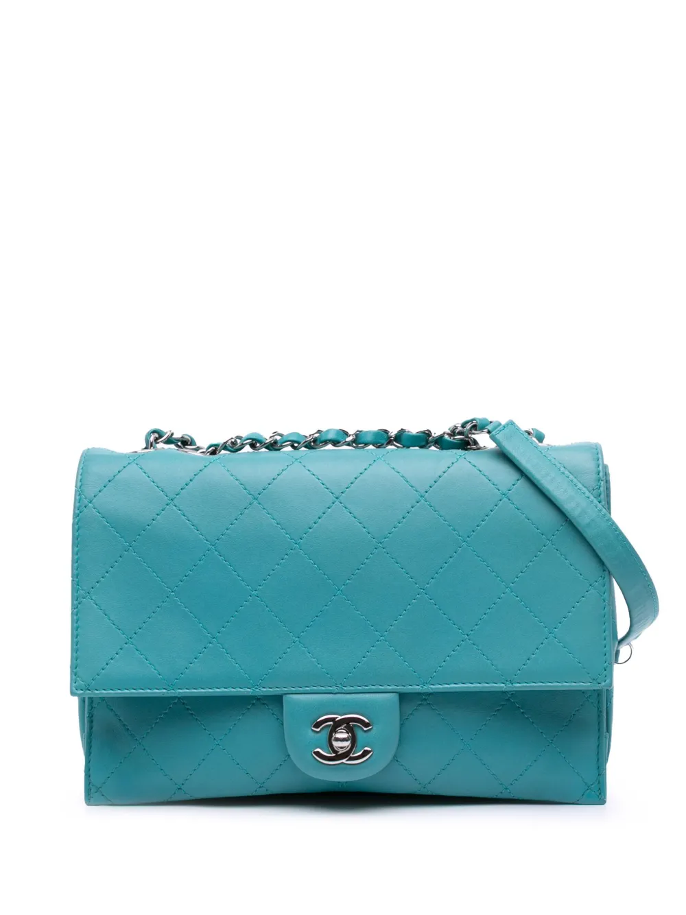 CHANEL Pre-Owned 2014 CC Quilted Calfskin Double Flap shoulder bag - CHANEL Pre-Owned 2014 CC Quilted Calfskin Double Flap shoulder bag -