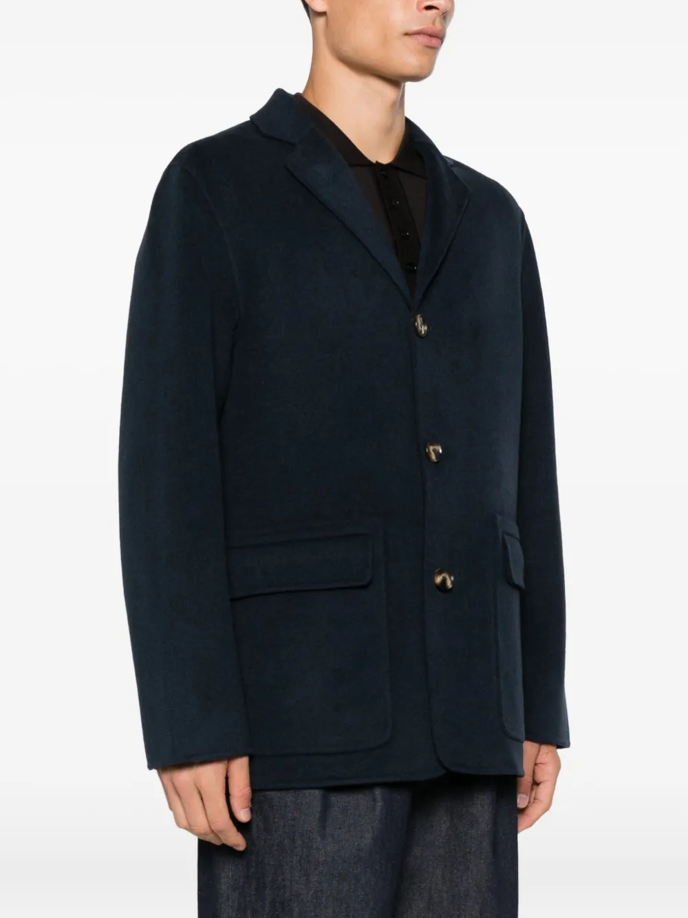 Giorgio Brato Blazer met opgestikte zak Blauw