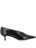 Le Monde Beryl pointed-toe leather pumps - Black