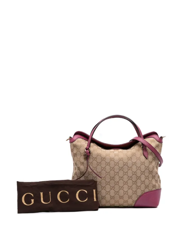 Gucci Pre-Owned 2016-2025 Medium GG Canvas Bree Satchel