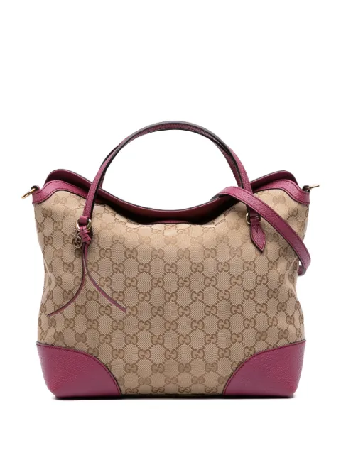 Gucci Pre-Owned 2016-2025 Medium GG Canvas Bree satchel