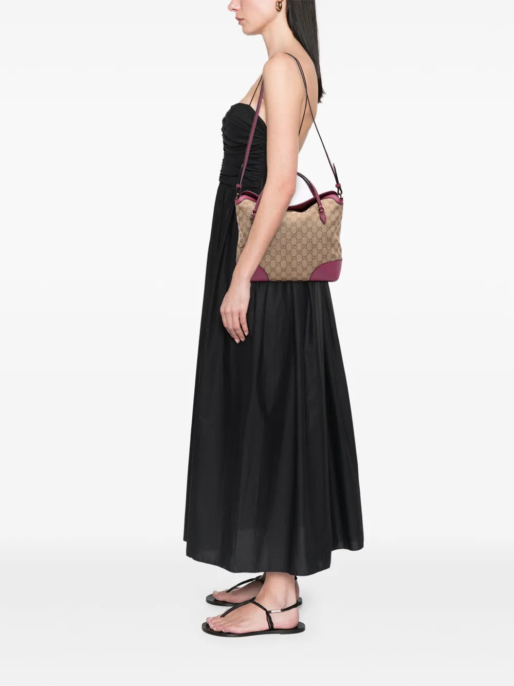 Gucci Pre-Owned 2016-2025 Medium GG Canvas Bree satchel | Pre-Owned | Image 2