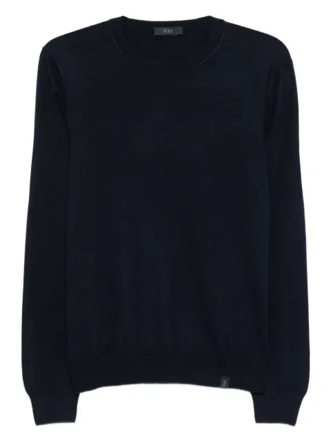 Fay round-neck wool sweater
