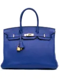 Hermès Pre-Owned 2011 Togo Birkin Retourne 35 handbag - Blue