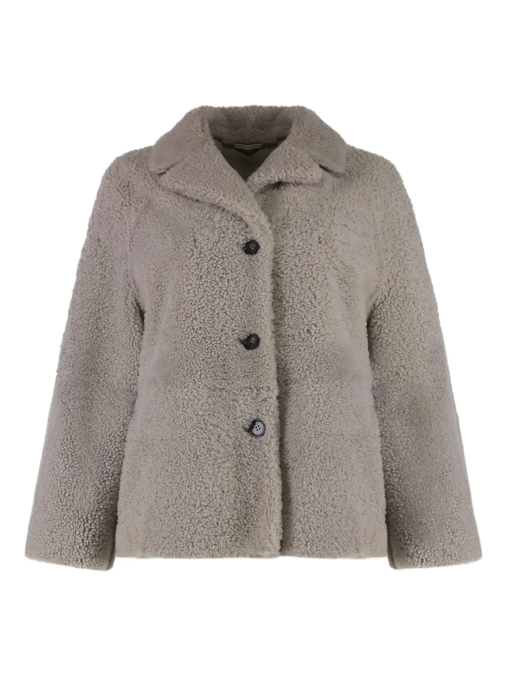 'S Max Mara Violante shearling coat - グレー 'S Max Mara Violante shearling coat - グレー