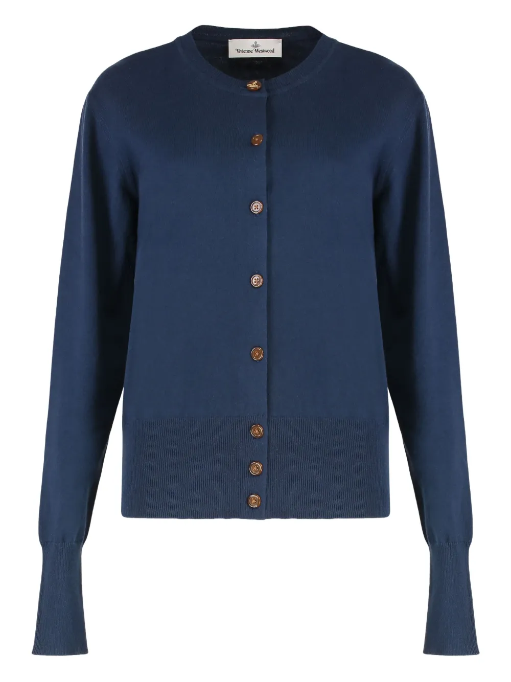 Vivienne Westwood Bea button-detailed cardigan - ブルー Vivienne Westwood Bea button-detailed cardigan - ブルー