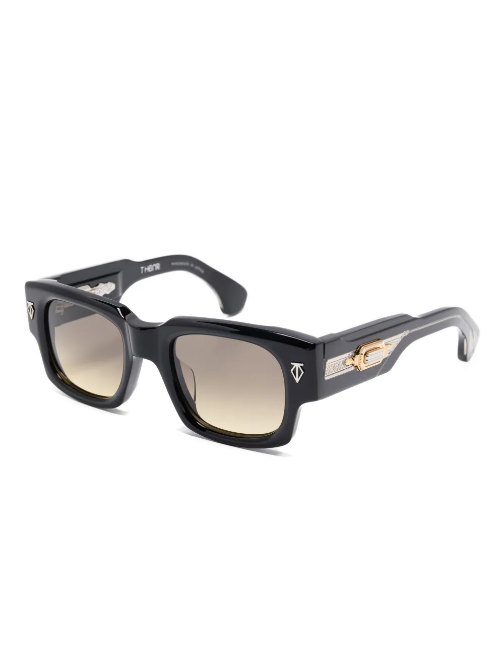 T Henri Eyewear Dusenberg Shadow II rectangle-frame sunglasses - Zwart