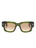 T Henri Eyewear Dusenberg rectangle-frame gradient sunglasses - Green
