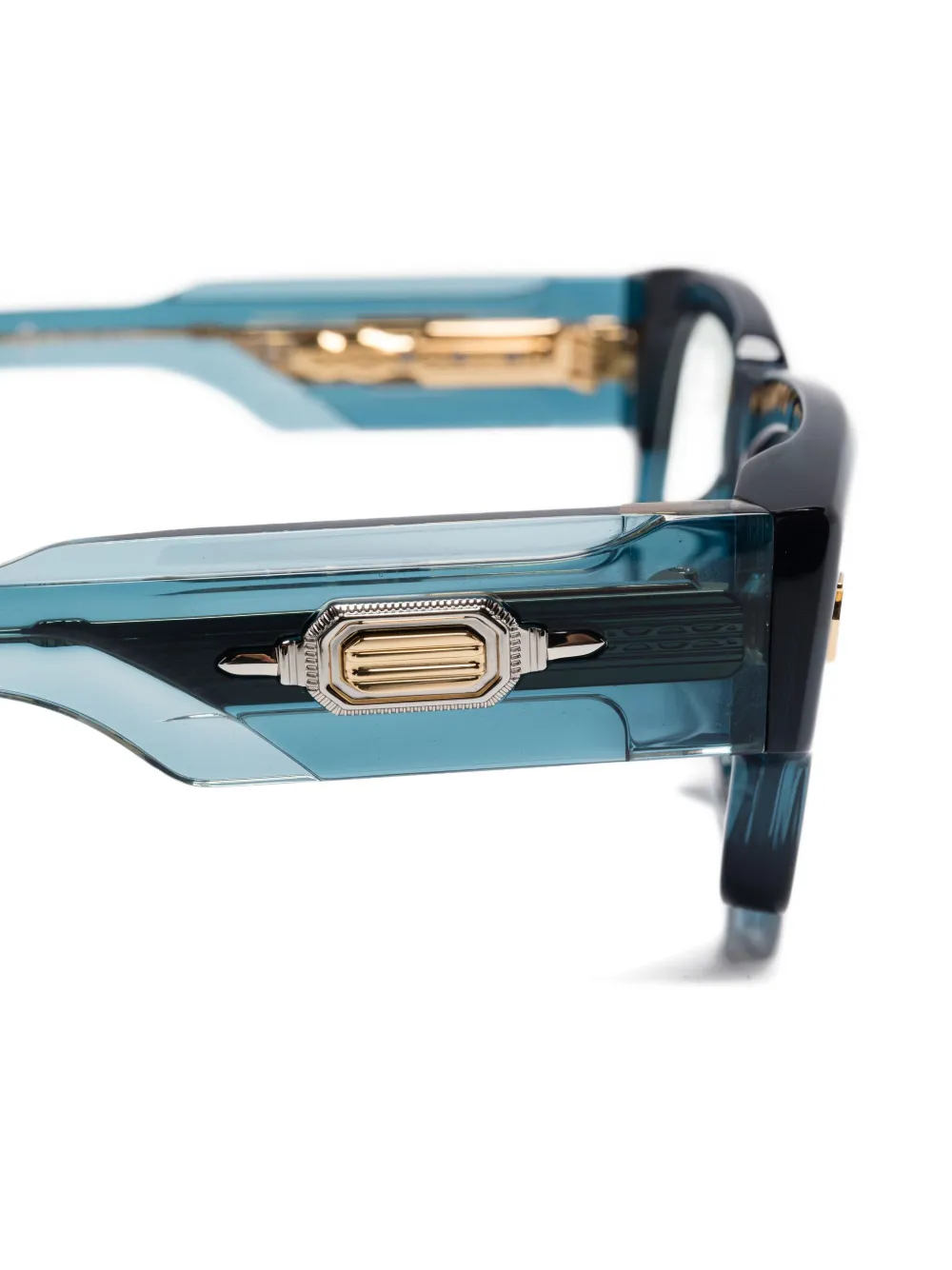  T Henri Eyewear Rectangle-frame Glasses - Blue 