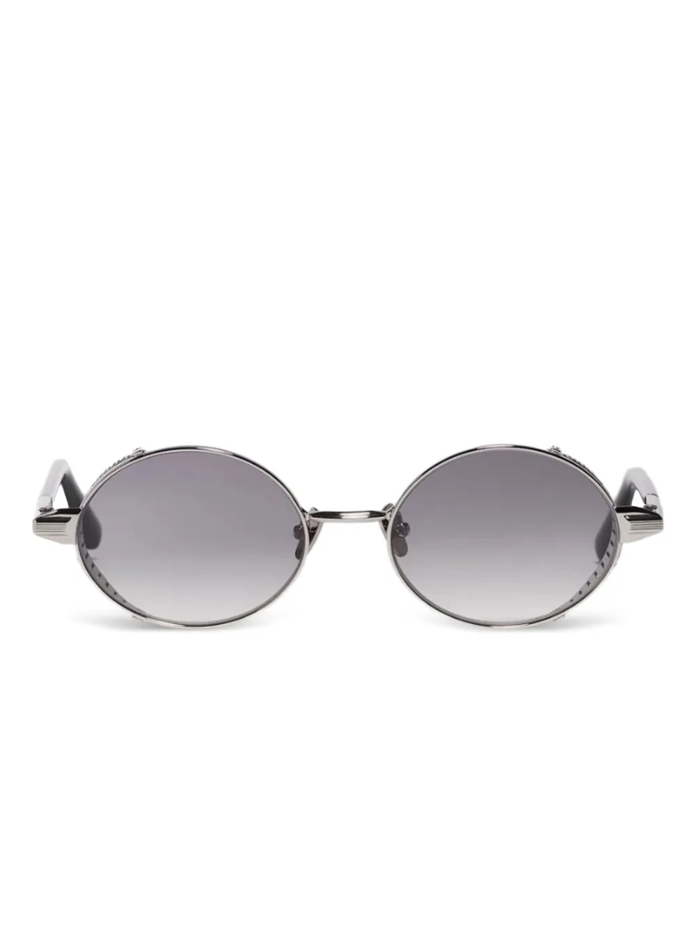 John Dalia round-frame sunglasses - ブラック John Dalia round-frame sunglasses - ブラック