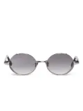 John Dalia round-frame sunglasses - Silver