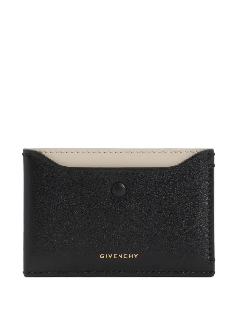 Givenchy leather two-tone cardholder