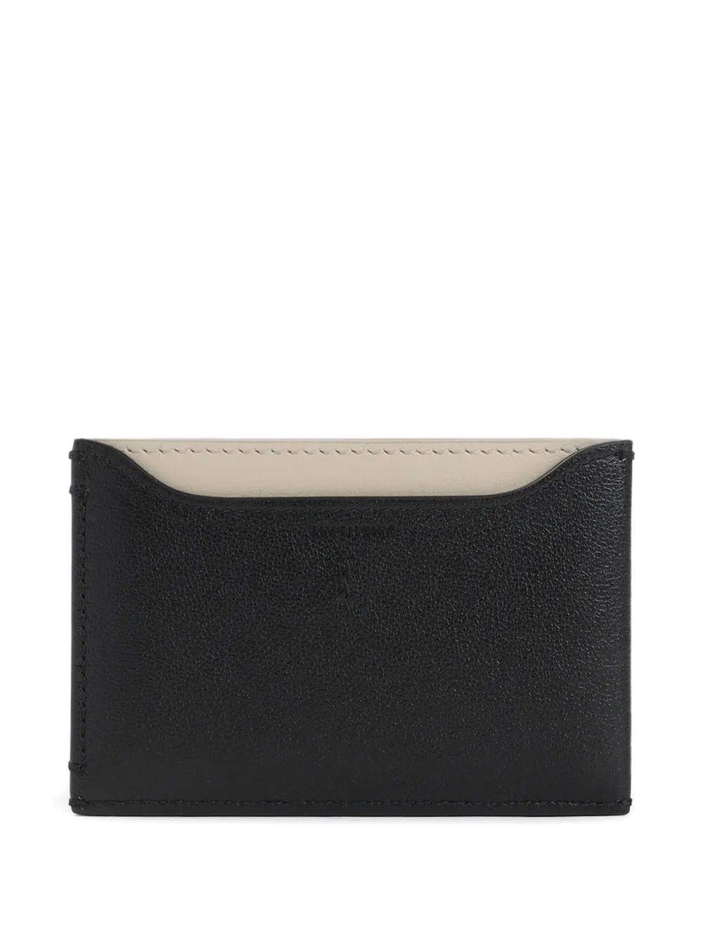 Givenchy leather two-tone cardholder Zwart
