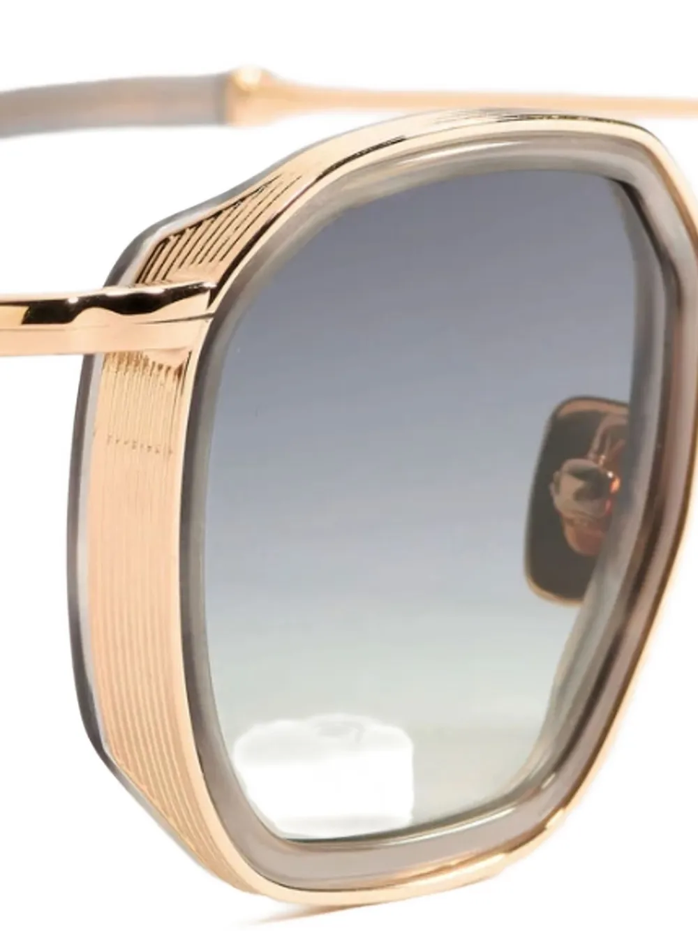 John Dalia geometric-frame sunglasses Geel
