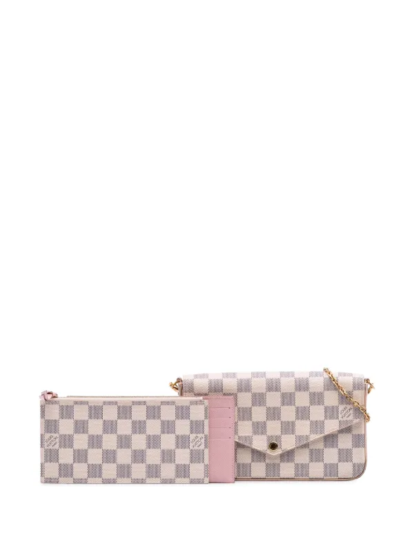 Louis Vuitton Pre-Owned 2021-2025 ダミエ アズール ポシェット