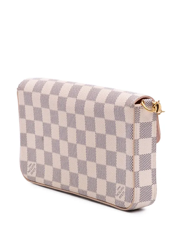 Louis Vuitton Pre-Owned 2021-2025 ダミエ アズール ポシェット
