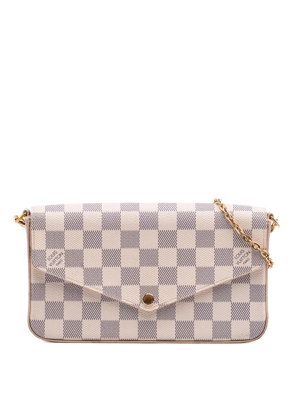 Louis Vuitton Pre-Owned 2021-2025 Damier Azur Pochette Felicie Louis Vuitton Pre-Owned 2021-2025 Damier Azur Pochette Felicie