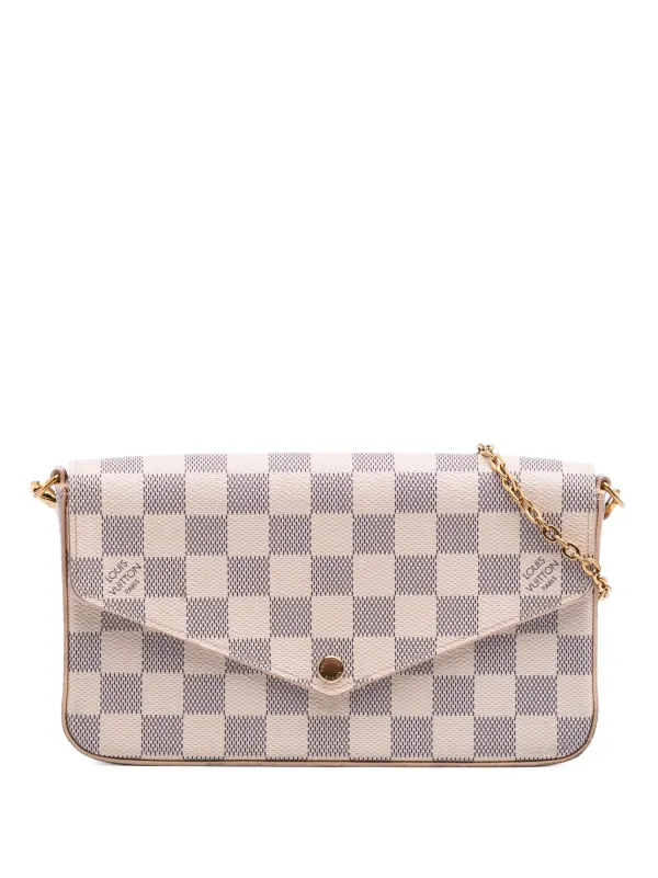 Louis Vuitton Pre-Owned 2021-2025 ダミエ アズール ポシェット