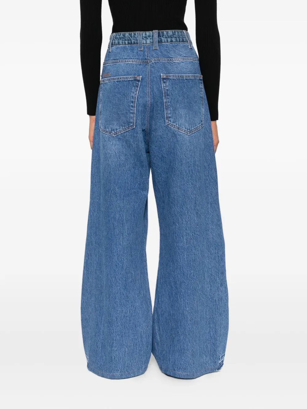 LITKOVSKA Jeans met vlakken Blauw