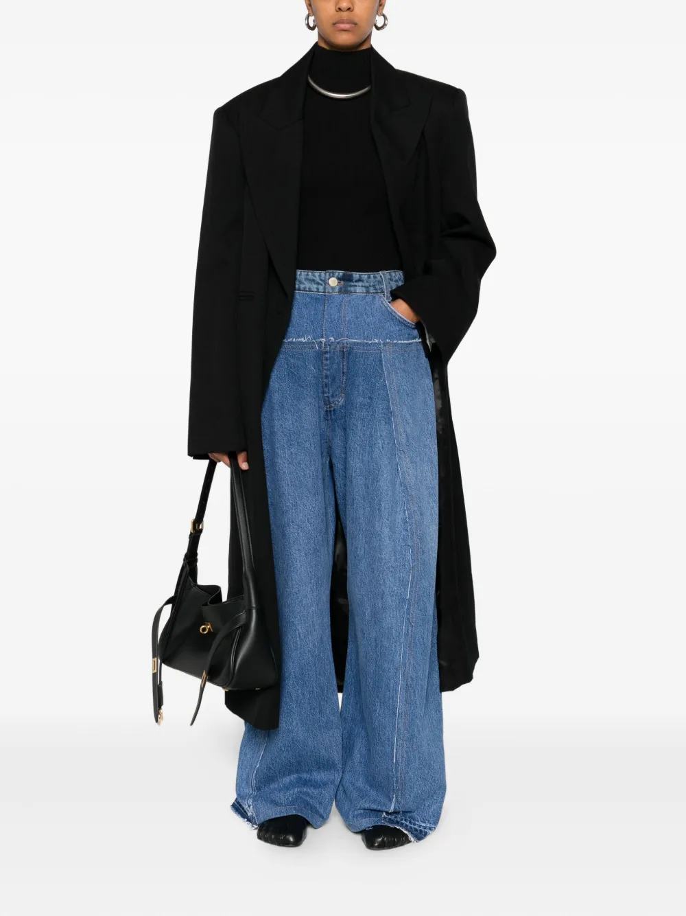 LITKOVSKA panelled-design jeans | Wide-Leg Jeans | Image 2