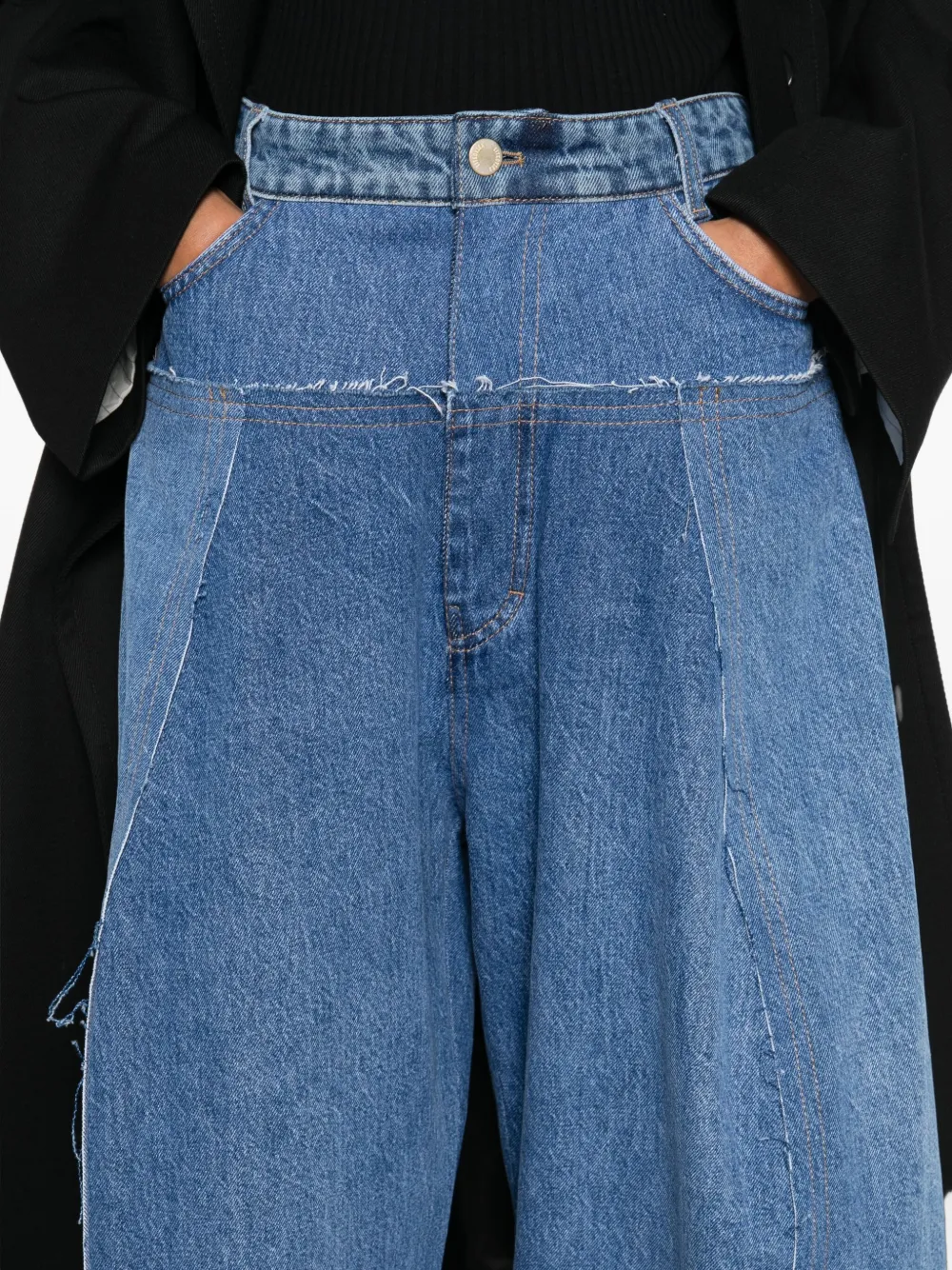 LITKOVSKA Jeans met vlakken Blauw