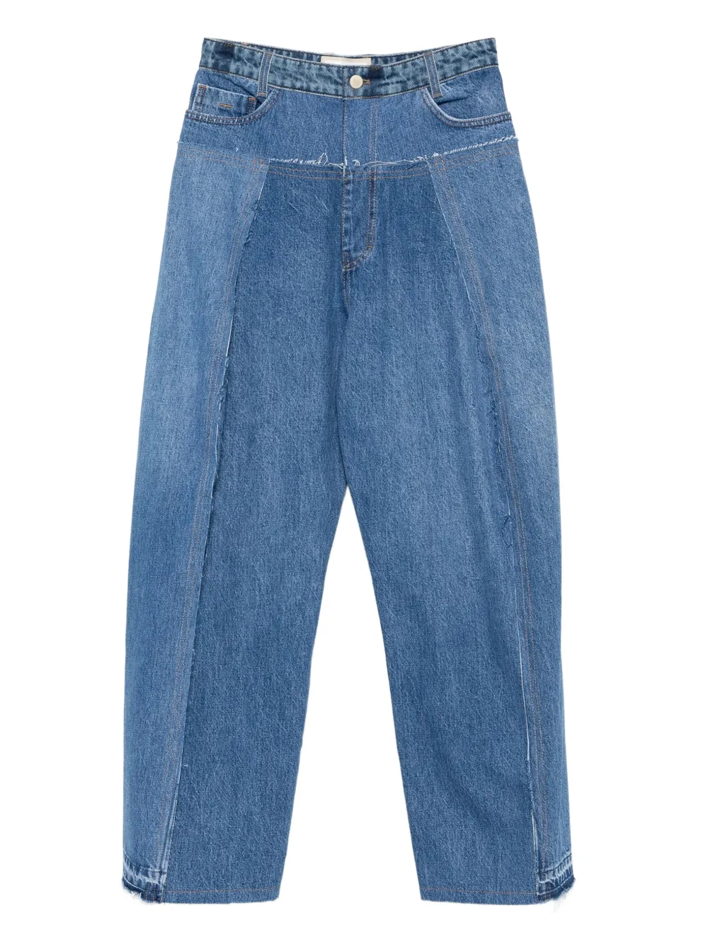 LITKOVSKA panelled-design jeans | Blue | Image 1
