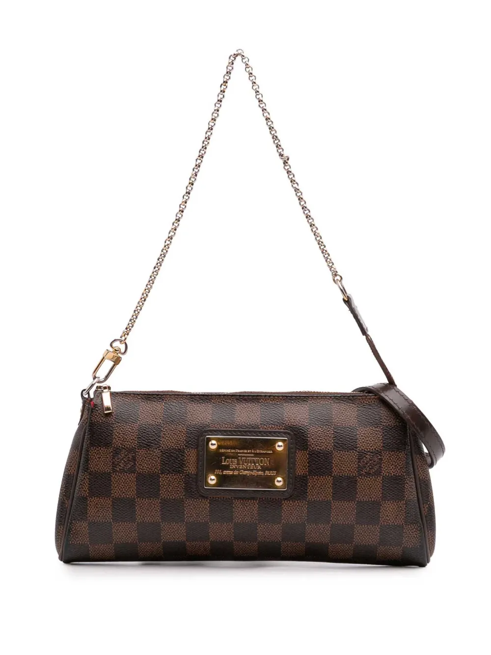 Louis Vuitton Pre-Owned 2010 Damier Ebene Eva satchel - ブラウン Louis Vuitton Pre-Owned 2010 Damier Ebene Eva satchel - ブラウン
