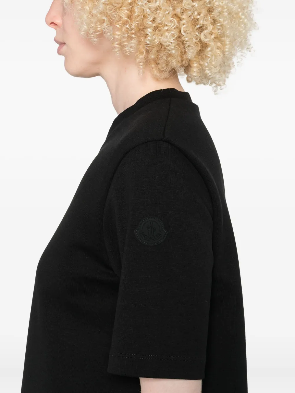 Moncler Gelaagde midi-jurk Zwart