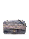 CHANEL Pre-Owned 2019 Mini Rectangular Multicolor Classic Denim Single Flap crossbody bag - Blue