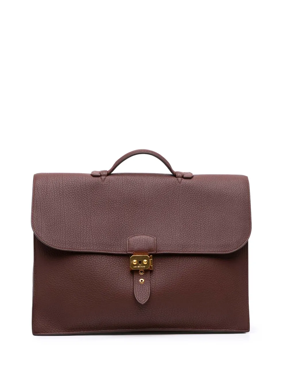 Hermès Pre-Owned 1997 Togo Sac a Depeches 41 business bag - ブラウン Hermès Pre-Owned 1997 Togo Sac a Depeches 41 business bag - ブラウン