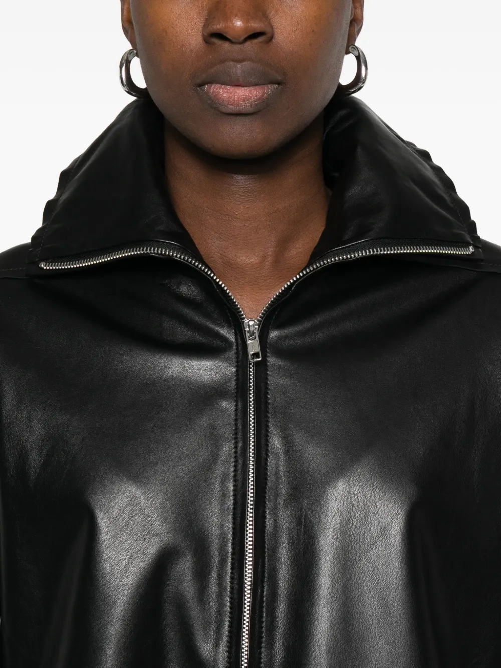 Litkovska Leather Jacket In Black