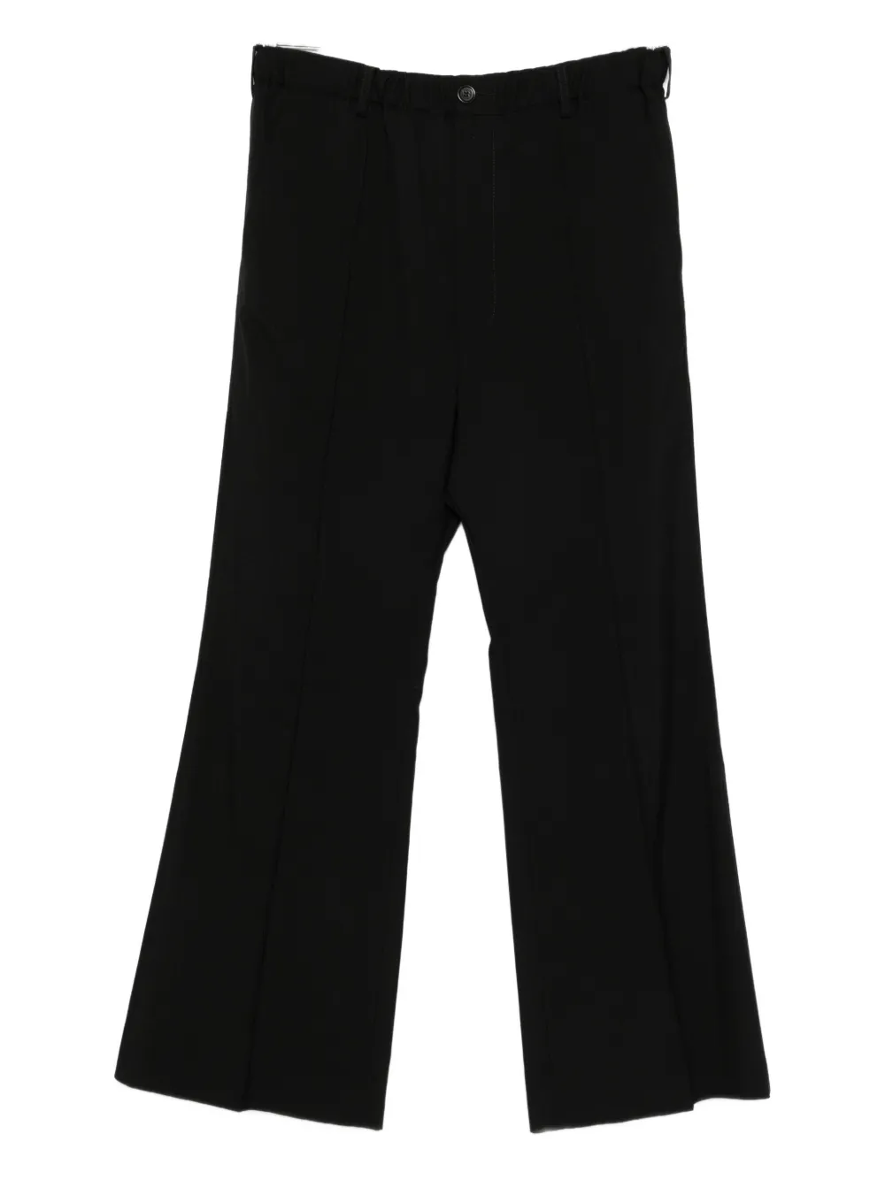Marni pleated-front straight-leg trousers - Nero