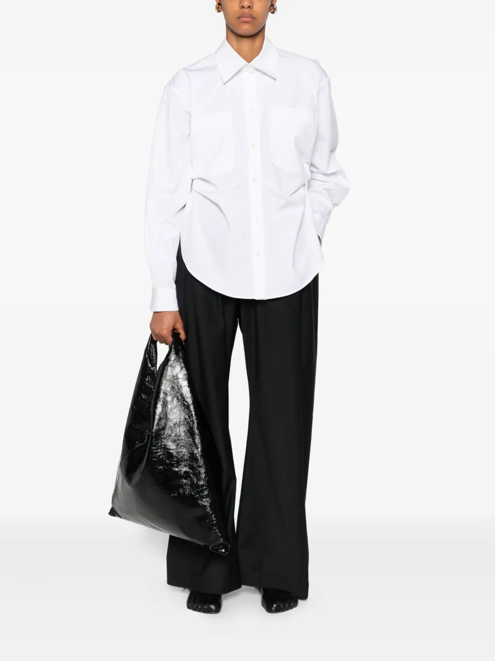LITKOVSKA Katoenen shirt - Wit